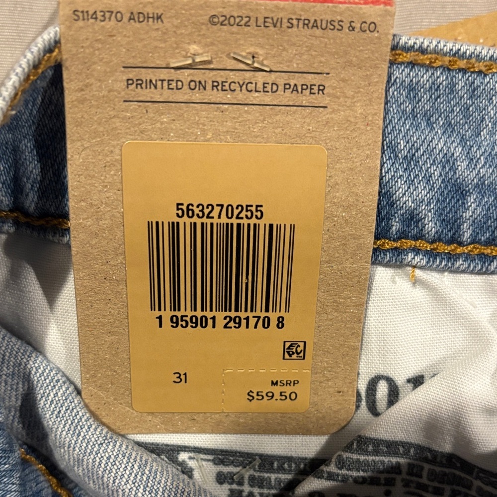 Levi's Light Blue Denim Jean shorts